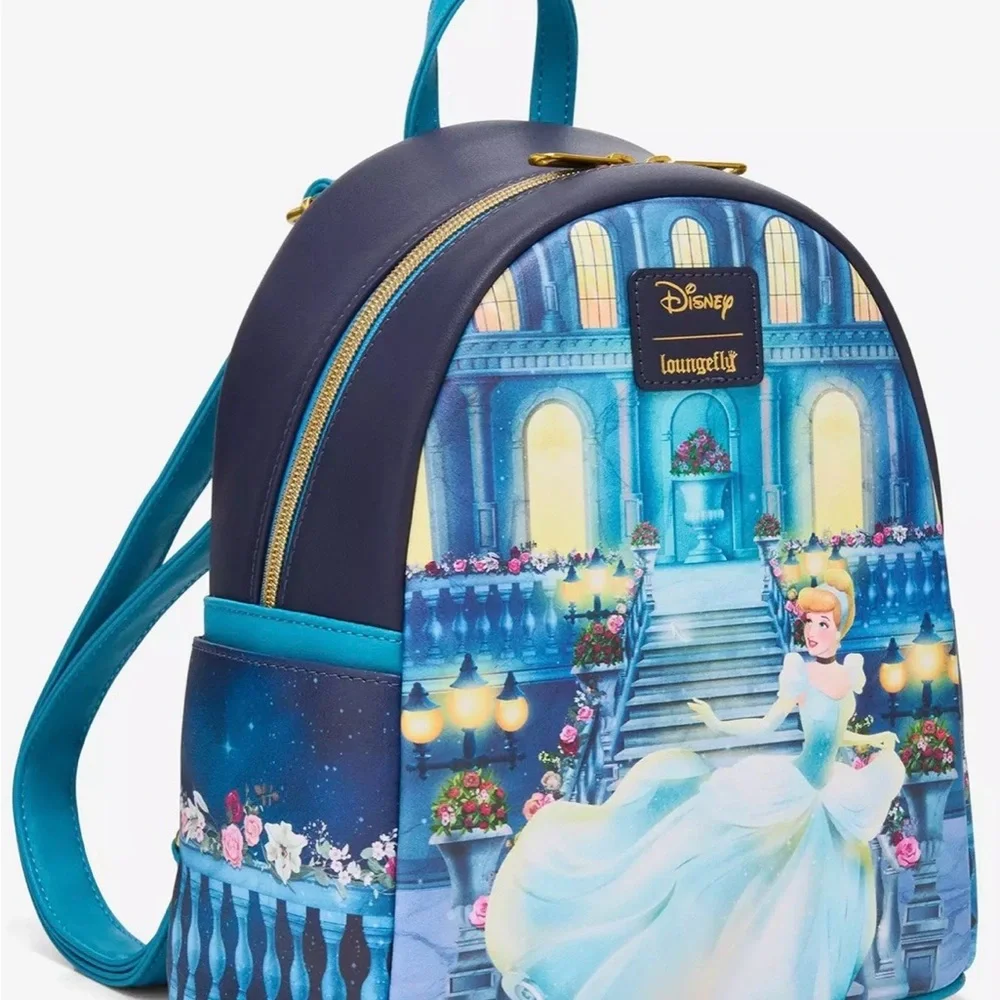 Loungefly Disney Cinderella Backpack - Blue and White - Picture 6 of 6